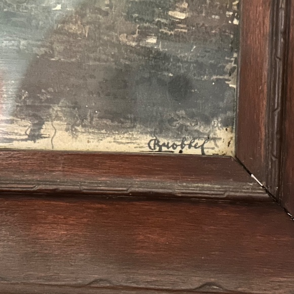 Antique Water Color Artist Signed Depicting Amsterdam Germany Architecture - Picture 4 of 10